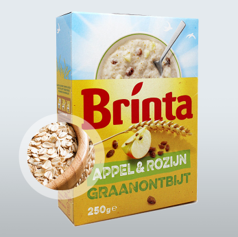 Brinta-oat-based cereal brand